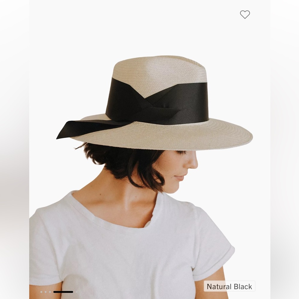 Freya Gardenia Woven Straw Fedora